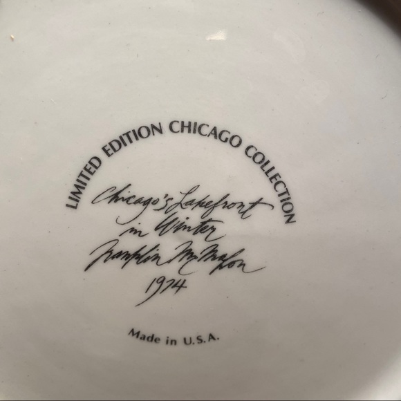 Franklin McMahon 1974 Chicago’s Lakefront in Winter Chicago Collection - Picture 3 of 3